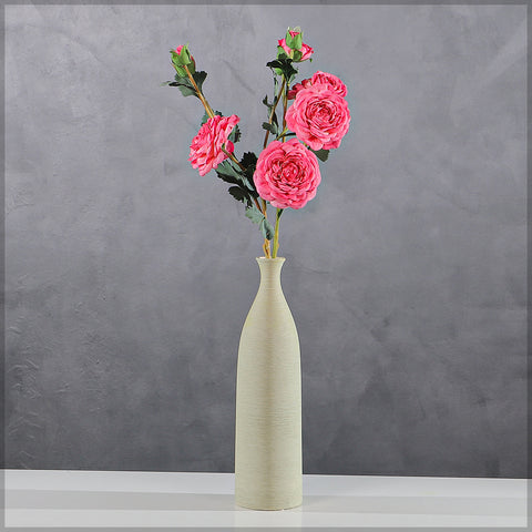 Faux rose flower