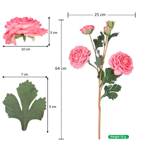 Decorative rose stem