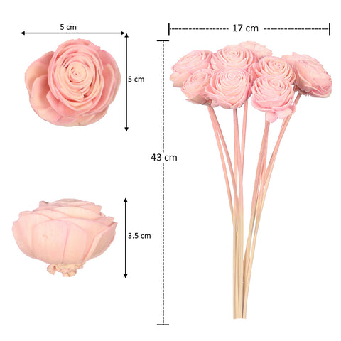 foam rose flower bunch