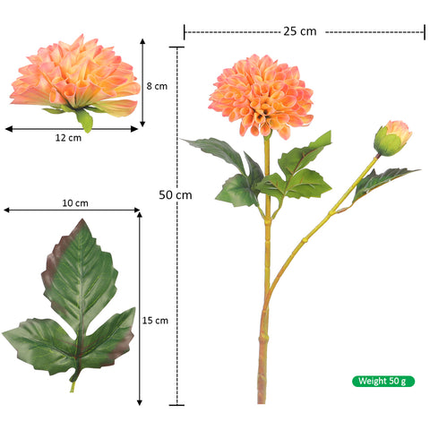 Faux dahlia flower for decor