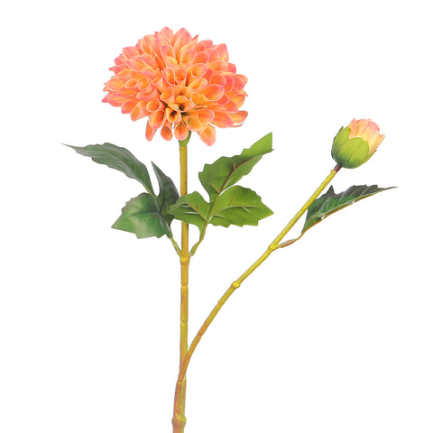 Artificial dahlia flower head
