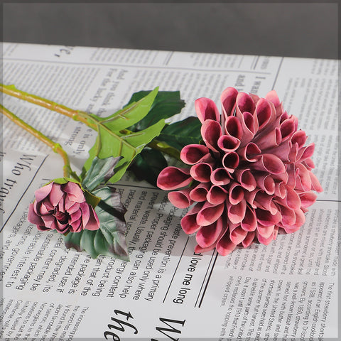 Artificial Dahlia Flower Head