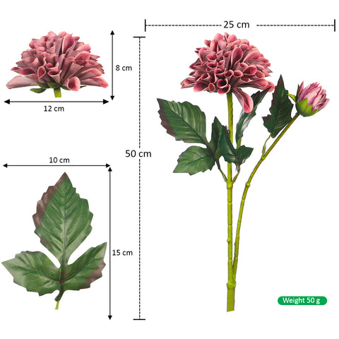 Artificial Dahlia Flower Head