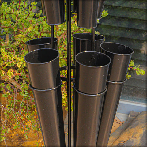 Metal buckets for plants