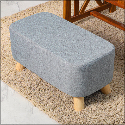 Solid Wood Legs Footstool
