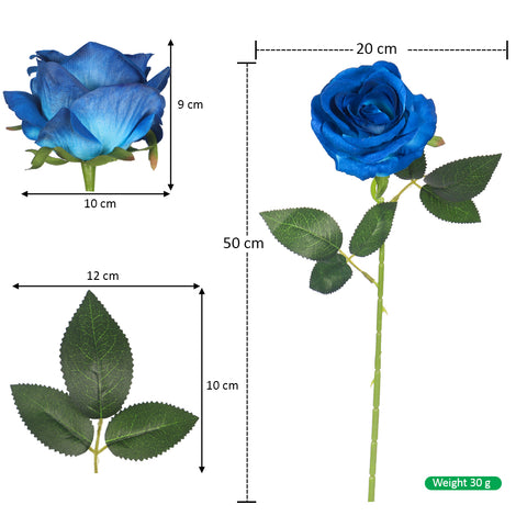 Single Stem Artificial Rose Flower