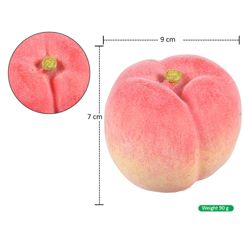 Lifelike Faux Peach