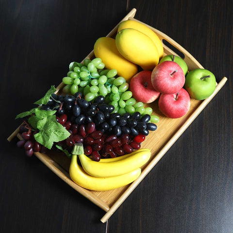 Realistic red grapes for centerpiece decor