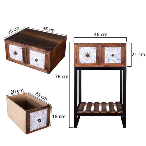wooden table