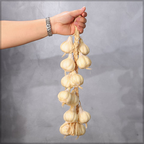 Faux garlic decoration