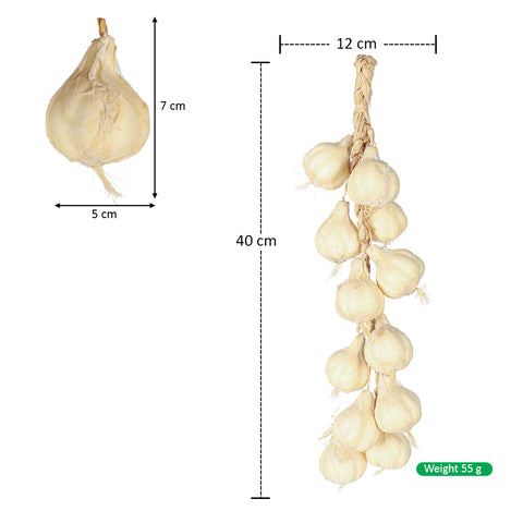 Garlic foam simulation