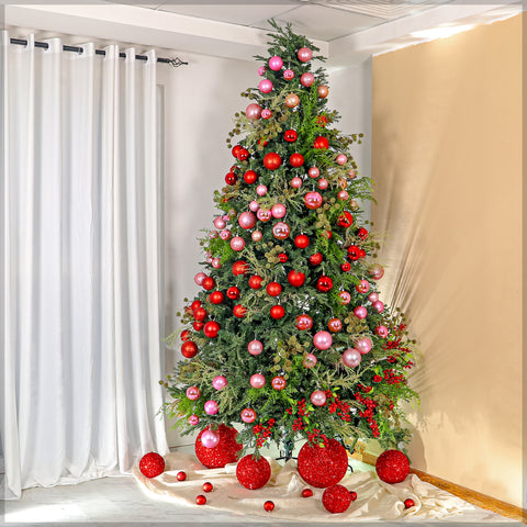 1 Piece Decorative Green Artificial Christmas Tree ( Chirstmas Tree only, Ornaments not Included)