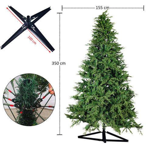 1 Piece Decorative Green Artificial Christmas Tree ( Chirstmas Tree only, Ornaments not Included)