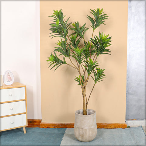 concrete planter with foot