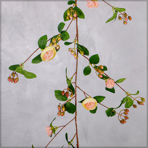 Artificial Hanging Rose Flower Single Vine