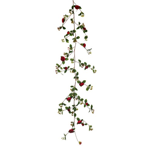 Artificial Hanging Rose Flower Single Vine