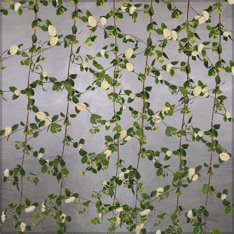 Artificial Hanging Rose Flower Single Vine