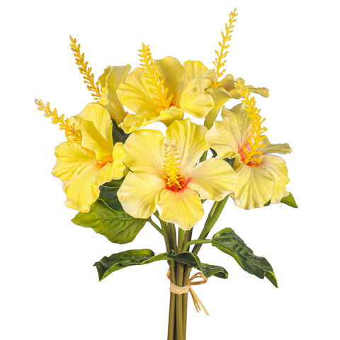 Artificial Hibiscus Flowers singele Bunch (without vase)