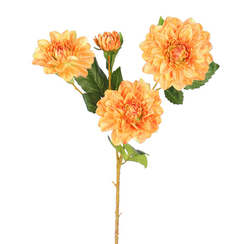 Artificial dahlia flower bunch