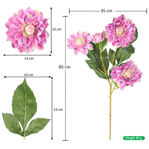 Artificial Dahlia Flower Bunch