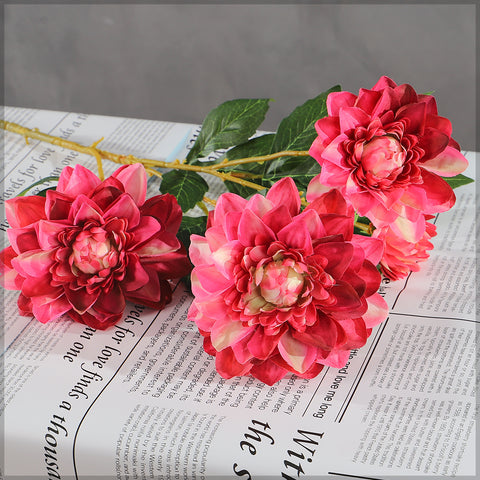 Faux flowers for decoration