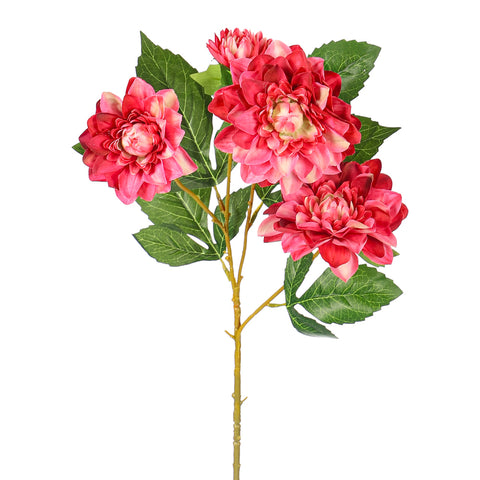 Realistic artificial dahlia flowers