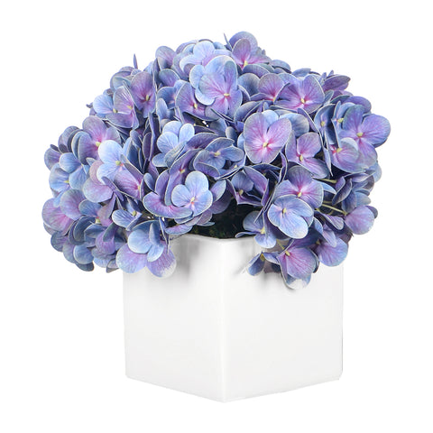 white cube vase