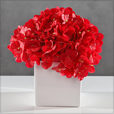 faux floral arrangement