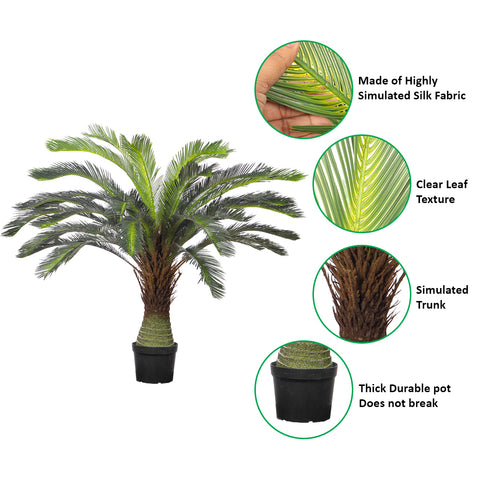 Indoor artificial tropical plant