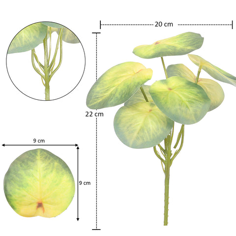 Faux caperata leaf stem