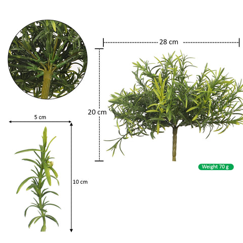 Faux rosemary bush