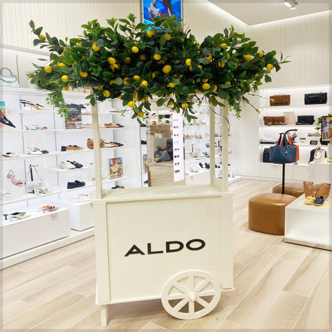 lemon cart display