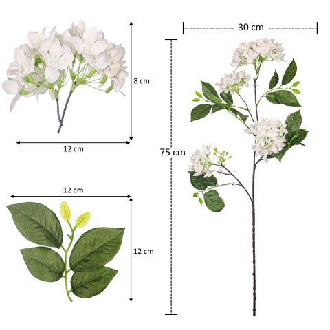 Artificial Lilac Flower Stem