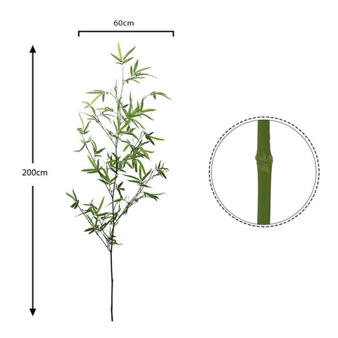 Decorative bamboo stem
