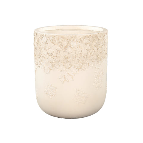 round magnesium planter
