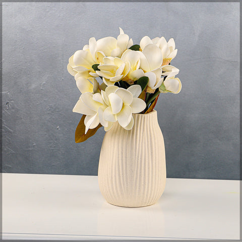 2-Packs Artificial Magnolia Flowers in Bunch (without vase)