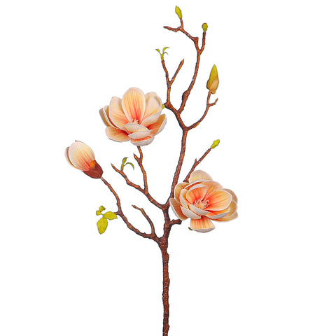 Single Stem Nearly Natural Magnolia Flowers (without vase)