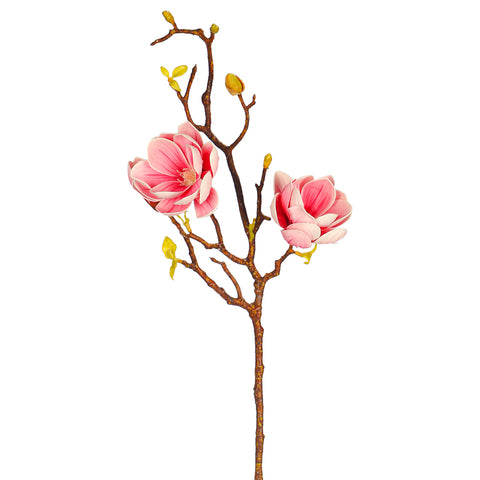 Single Stem Nearly Natural Magnolia Flowers (without vase)