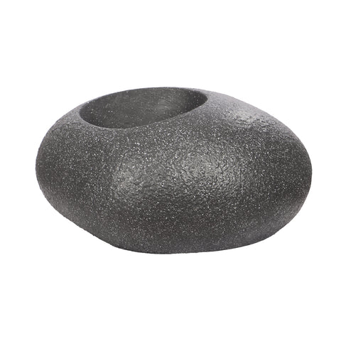 White-Black Concrete Dinosaur Egg Design Planter