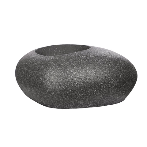 White-Black Concrete Dinosaur Egg Design Planter