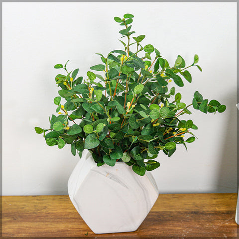 Artificial Mini Eucalyptus Single Bunch(withoutvase)
