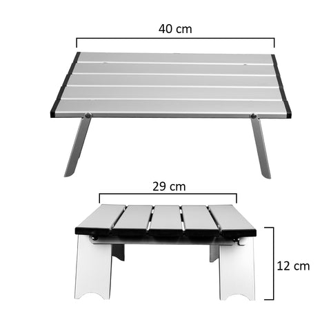portable aluminum table