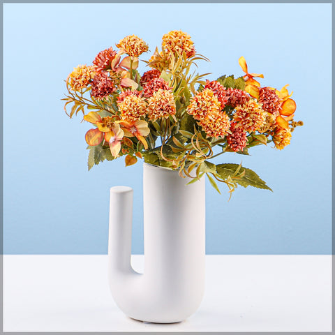 زهور حريرية اصطناعية صغيرة