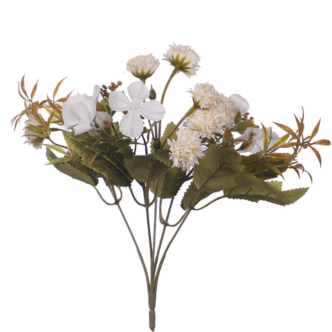 زهور حريرية اصطناعية صغيرة