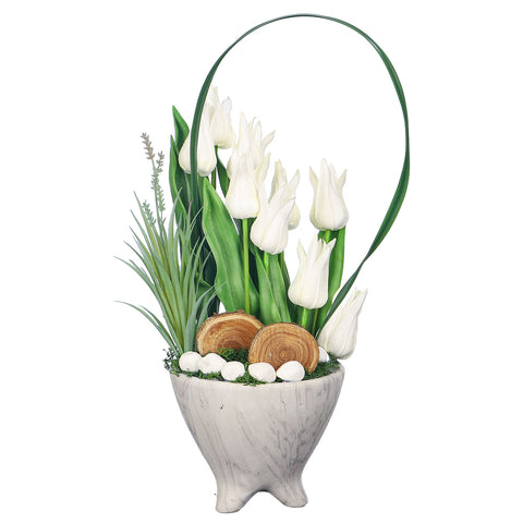 Artificial floral arrangement