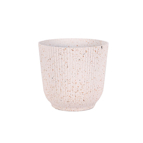 Modern Rib Design Plastic Pot