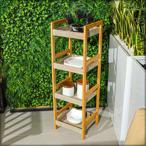Wooden kitchen shelf UAE