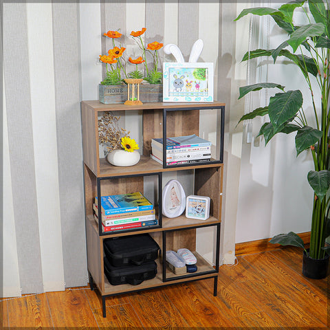 wooden shelf