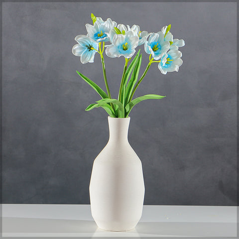 Artificial Narcissus Daffodil Fake Flower Bunch (without vase)