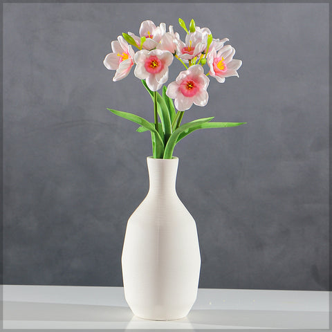Artificial Narcissus Daffodil Fake Flower Bunch (without vase)